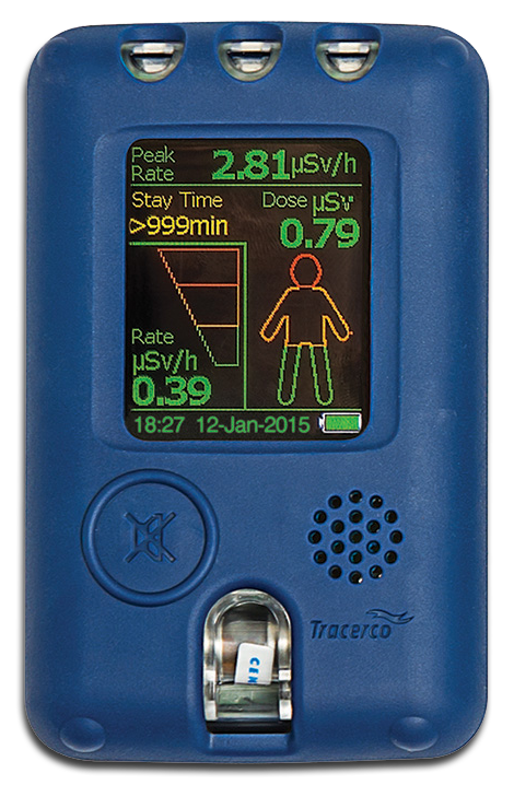 Personal Electronic Dosimeter PED Blue Tracerco